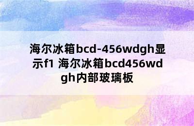 海尔冰箱bcd-456wdgh显示f1 海尔冰箱bcd456wdgh内部玻璃板